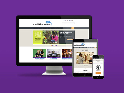 Center for Arts-Inspired Learning Website arts design non-profit web design web development website