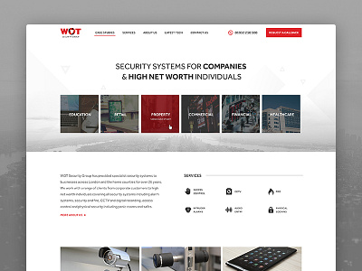Security Website clean red security security website website