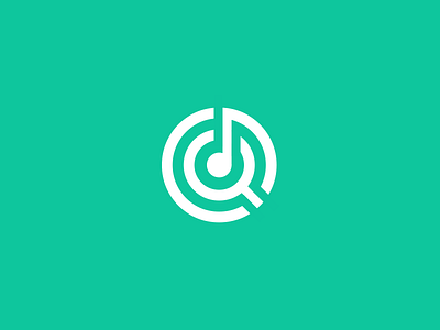 Musician finder logo concept find logo music search