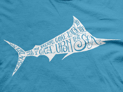 Costa Del Mar Shirt Concept costa costa del mar drew wallace fish fisherman font hand drawn hand lettered nautical sailor t shirt typography