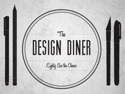 The Design Diner design illustration logo