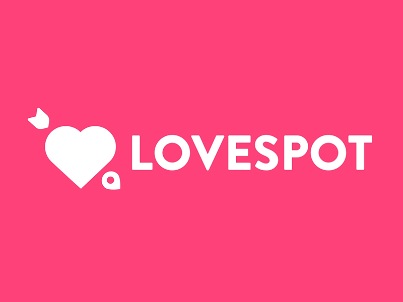 Lovespot animation arrow find heart location logo logo animation love search spot