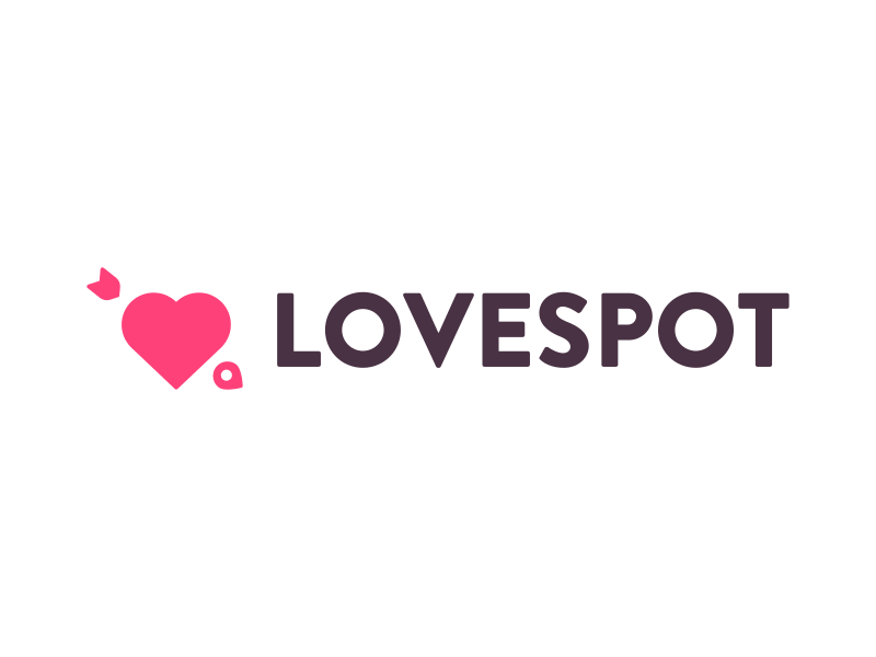 Lovespot Logo Variations arrow find heart locate logo love lovespot search