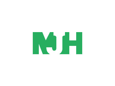 MJH brand design gestalt identity logo mark mjh