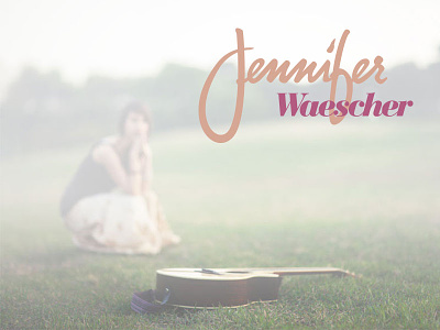 Jennifer Waescher guitar jennifer waescher logo singer