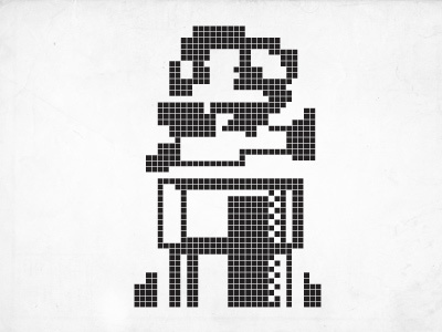 Mario Pixels grid mario pixel