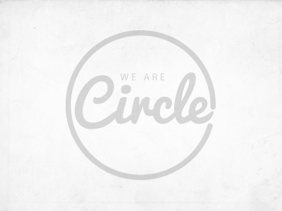 We Are Circle brand circle identity logo