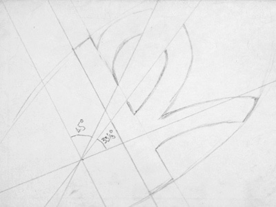 RK Logo Sketch 03 identity logo sketch typography