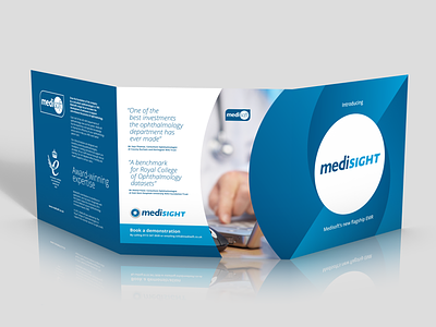 MDS Mailer Mockup 3d mailer medical mockup roll fold