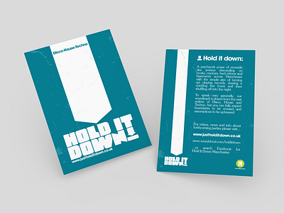 Hold It Down - Flyer 3d flyer mockup