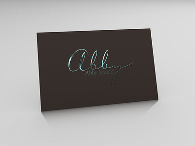 Abby Foiled Card