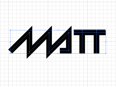 Matt Appleton Logo Wave branding dj identity logo matt