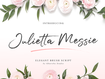 Julietta Messie | Elegant Brush Script