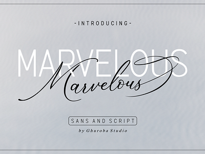 The Marvelous Font Duo