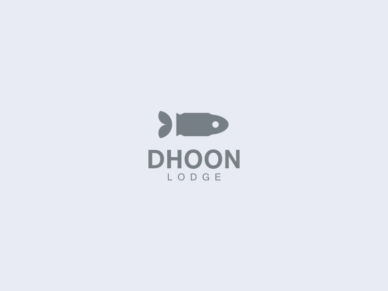 Animated logo „Dhoon lodge“ animation branding clean construction design flat gif icon logo professional simple vector