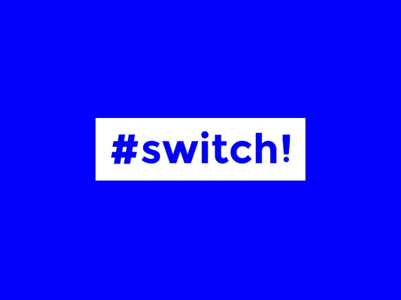 #switch! animation conference it lithuania logo loop motion switch