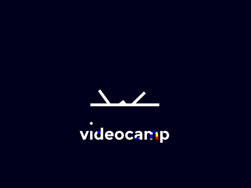 videocamp // logo & animation animation brand camp film logo mark motion movie photo trade video videocamp