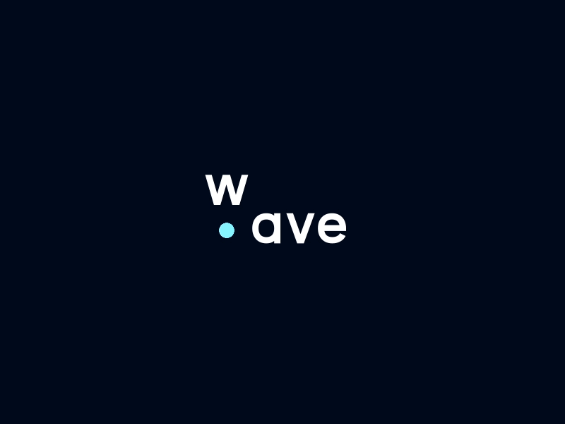 wave agency animation brand digital graphic logo logotype mark motion moving trademark wave