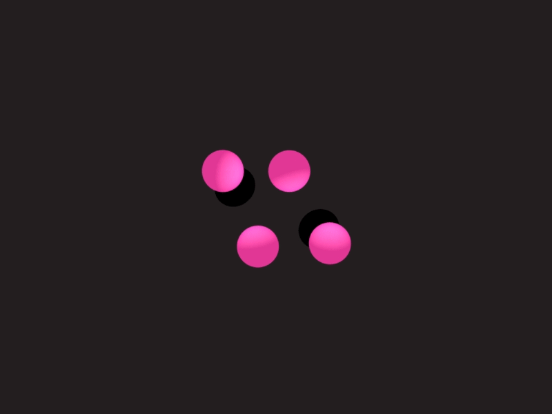 d o t . | VI 3d animation dot graphics minimalism motion project simple square