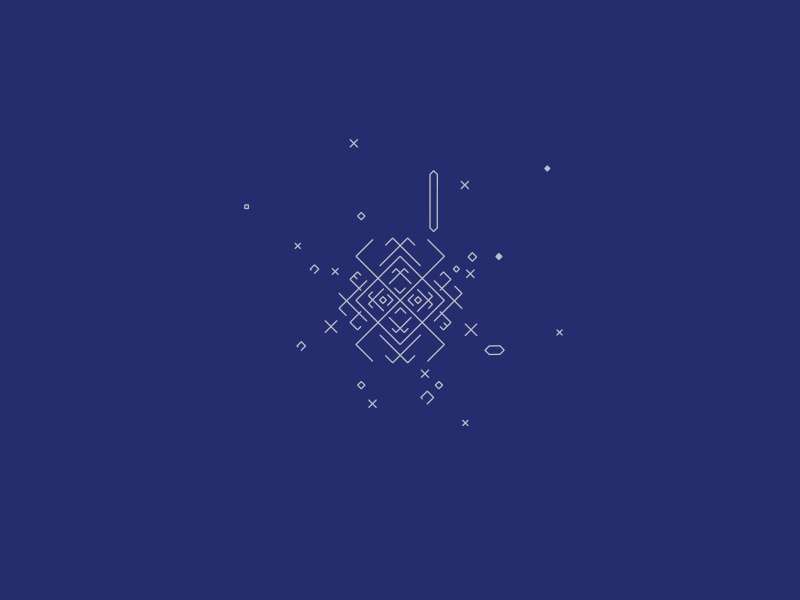 snowflake animation christmas graphics minimalism motion simple snow snowflake