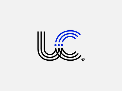 UserCentric II brand branding c centric logo design logotype monogram trade mark u user