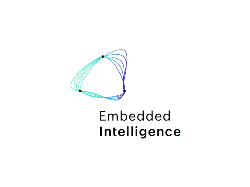 Embedded Intelligence animation ai motion design animation brand branding creative embedded intelligence generative dynamic icon logo logotype minimal simple technology trade mark
