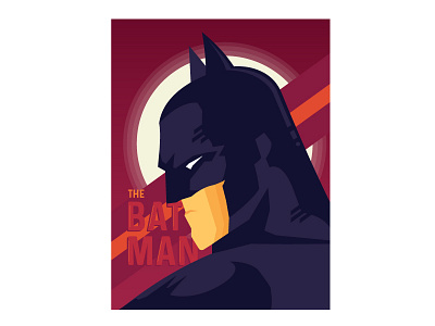 The Batman action bat batman city comic comics dark knight man moon night