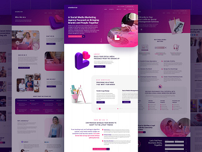 LikeSocial - Web Design