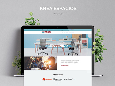 Krea Espacios Website