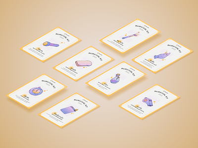 Survival Kit Card branding card card design color design identity illustration vector