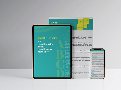 Event Glossary ar vr boock cover cover cover design ebook ebook cover design event management event technology event terms future future of events hdmi ievent industry pre event terms social media terms title page title page design words