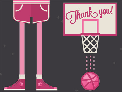 Thank You! basketball converse dribbble shoes thanks