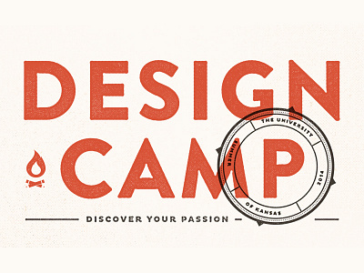 Design Camp Logo camp compass design fire logo pencil sydney goldstein