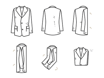 How To Fold A Jacket 1920 butler deco how to instruction jacket manual men scratchboard step sydney goldstein vintage