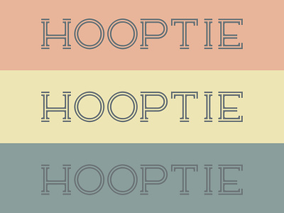 Hooptie Typeface