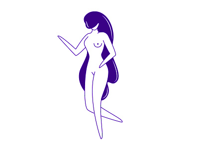 Lol character figure illustration lady naked woman