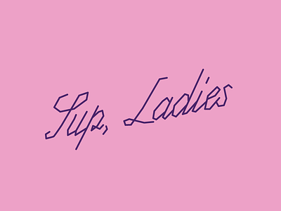 Sup, ladies geometric ladies lettering mono mono line sharp sup
