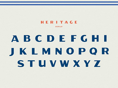 Heritage Pizza Typeface font lettering tractorbeam typeface typography vector