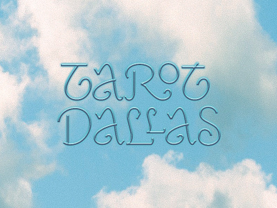 Tarot Dallas Logo design lettering logo typography vector