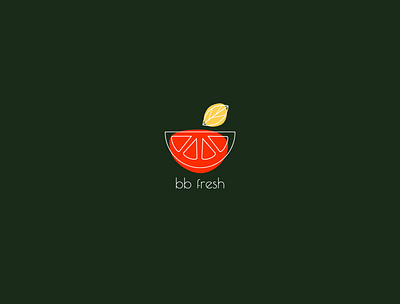 BB FRESH logotype branding delivery logo design logo logotype