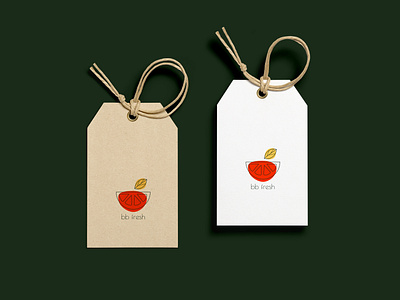 BB FRESH label tag branding delivery logo logo logotype