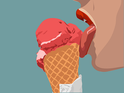 ice cream illustration bright bright colors draw icecream illustration illustration art sketch summer illustration