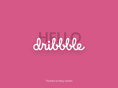 Hello Dribbble