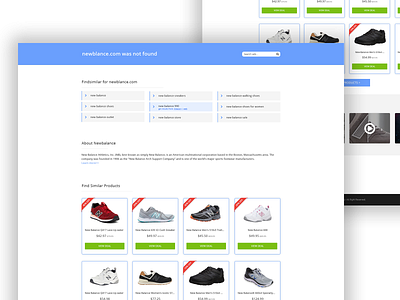 e-commerce landing page