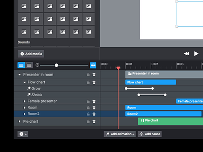 Moovly animation timeline uidesign webapp