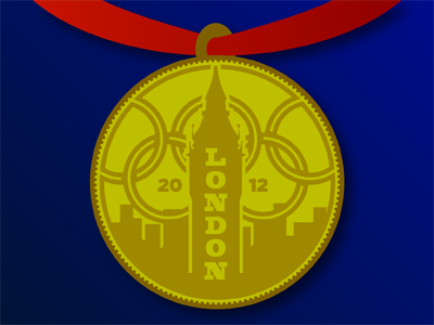 London 2012 Gold Medal 2012 gold london medal medallion olympics