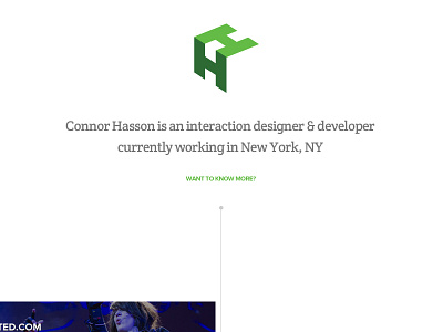 The Start of Something New connor connor hasson new york portfolio rebrand