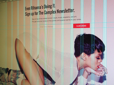 Even Rihanna's Doing it. email grid newsletter signup