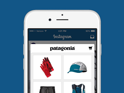 Purchasing products on Instagram instagram ios mobile products shopping ui ux