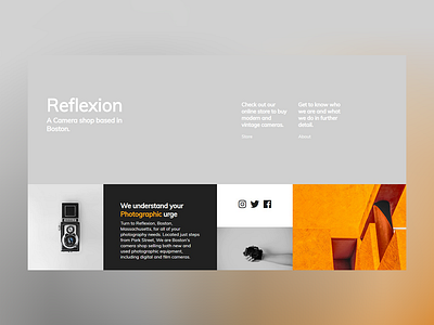 Reflexion branding html css minimal ui ux web webapp webdesign webdeveloper webdevelopment website websitedesign websitedesigner websitedevelopment